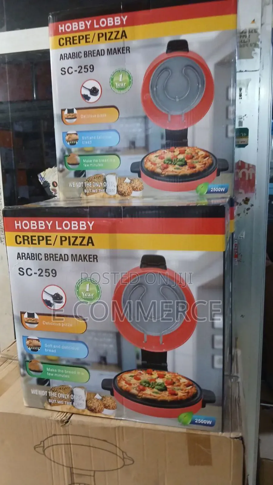 Hobby Lobby 42 Cm Crep/Pizza Arabic Bread Maker