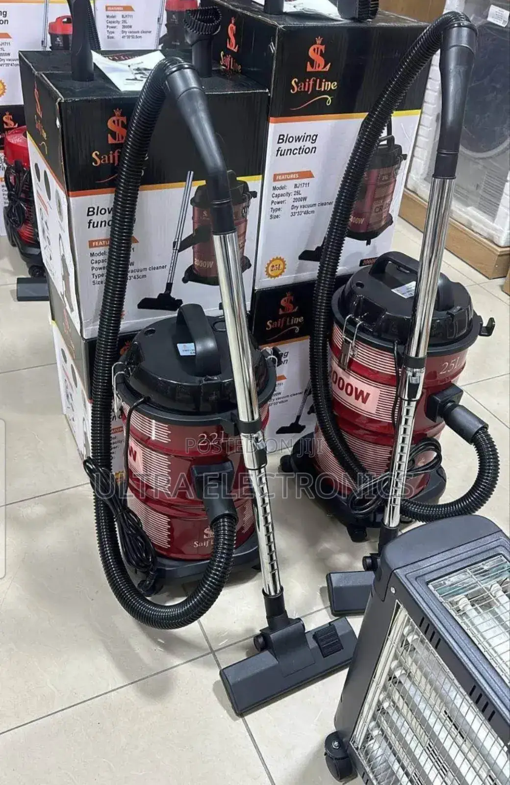 Saif Line Bj1711 Dry Vacuum Cleaner. It Has a Capacity of 22l.