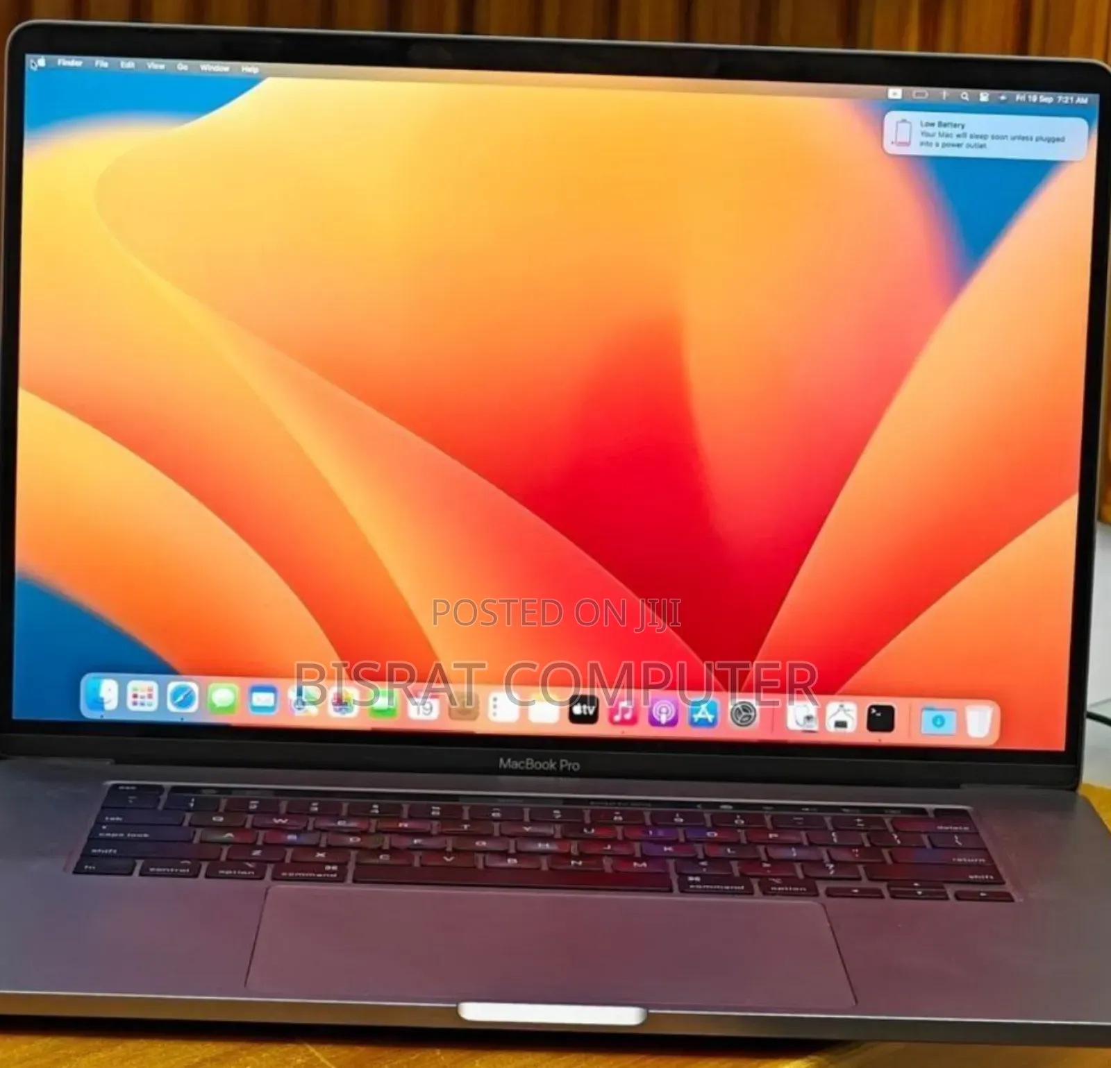 New Laptop Apple MacBook Pro 2019 16GB Intel Core I7 SSD 512GB