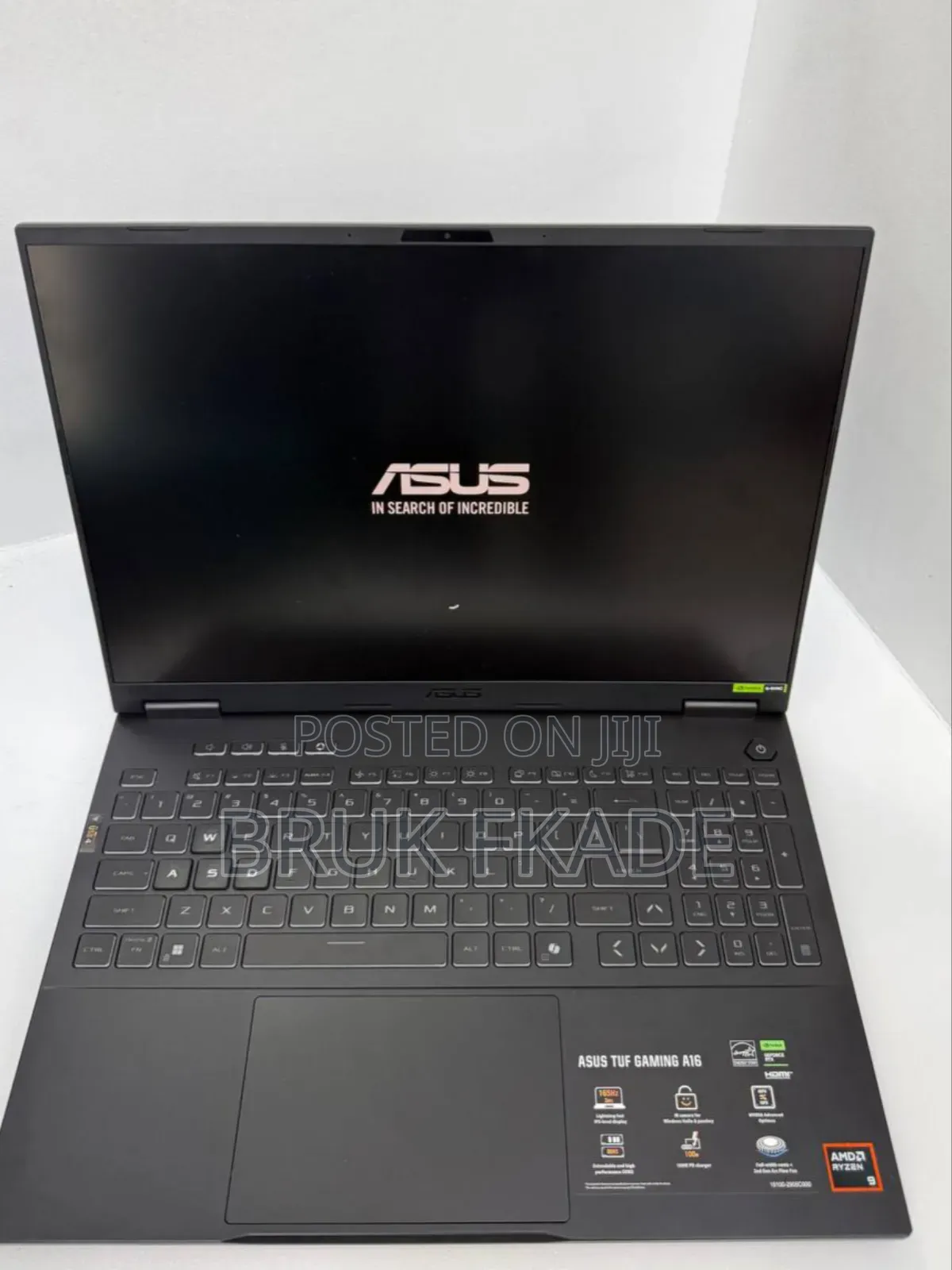 New Laptop Asus TUF Gaming A16 32GB AMD Ryzen 9 SSD 512GB