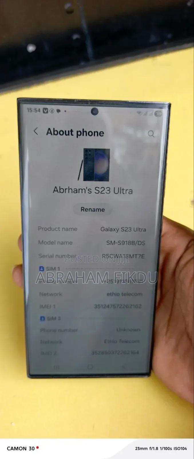 Samsung Galaxy S23 Ultra 256 GB Black