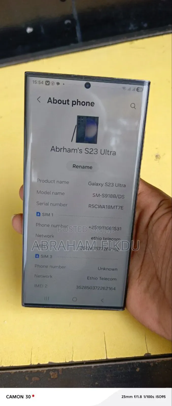 Samsung Galaxy S23 Ultra 256 GB Black