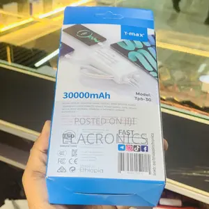 New T-Max 30000mah Power Bank - 22.5w Super Fast Charging