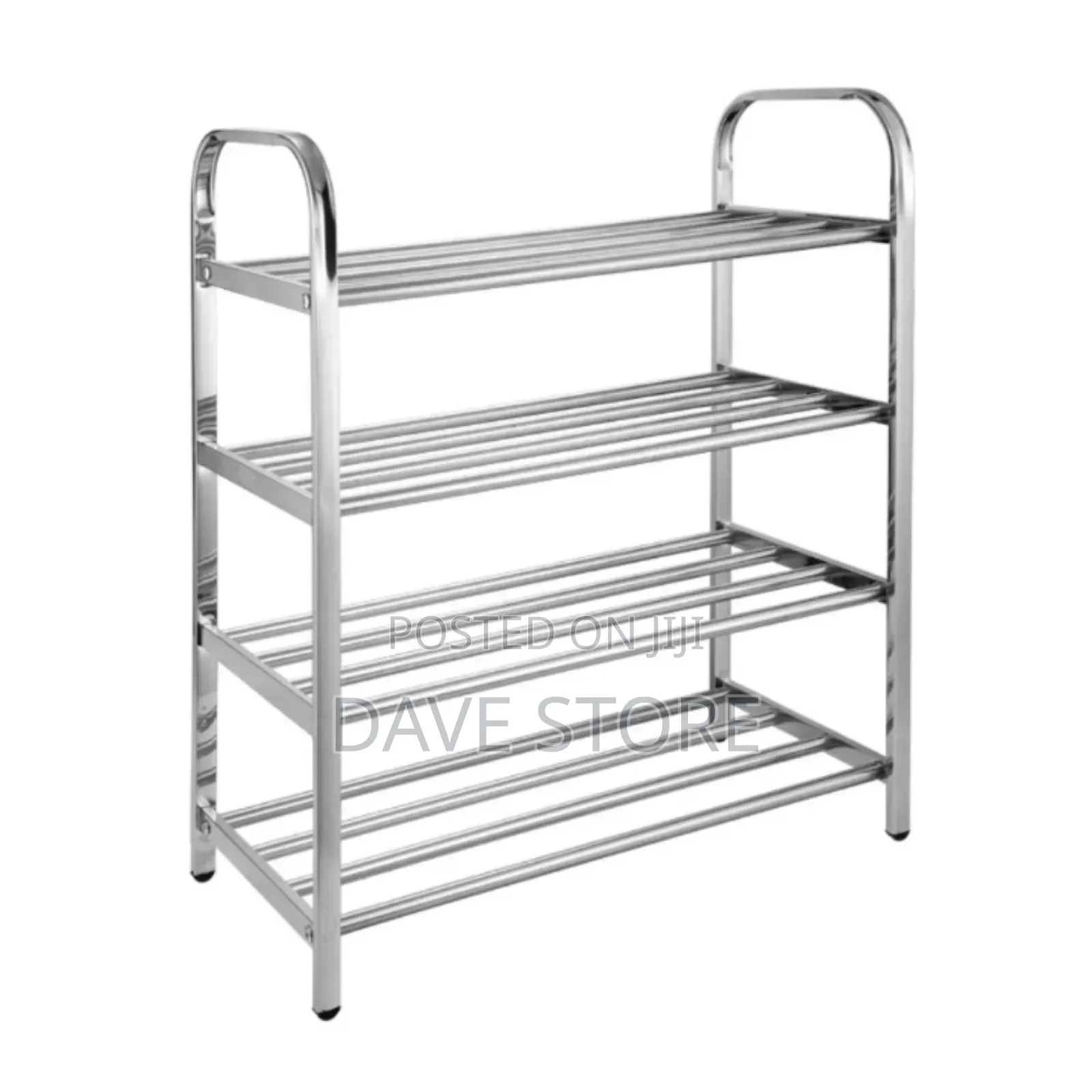 Four Layer Stainless Steel Shoes Rack
