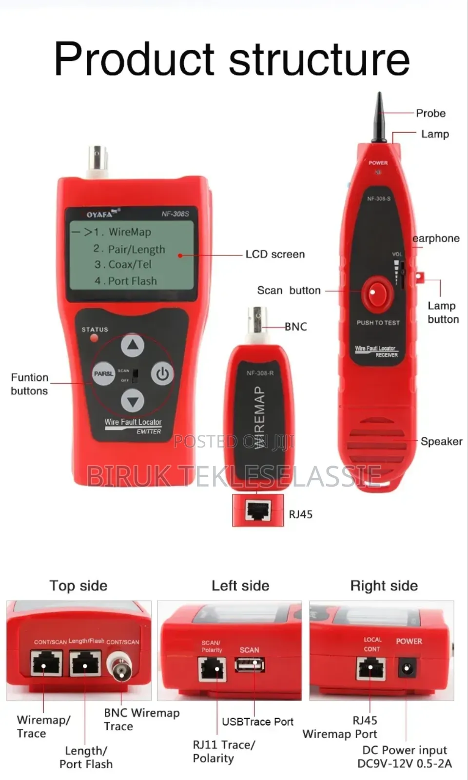 Network Cable Tester Noyafa Nf308