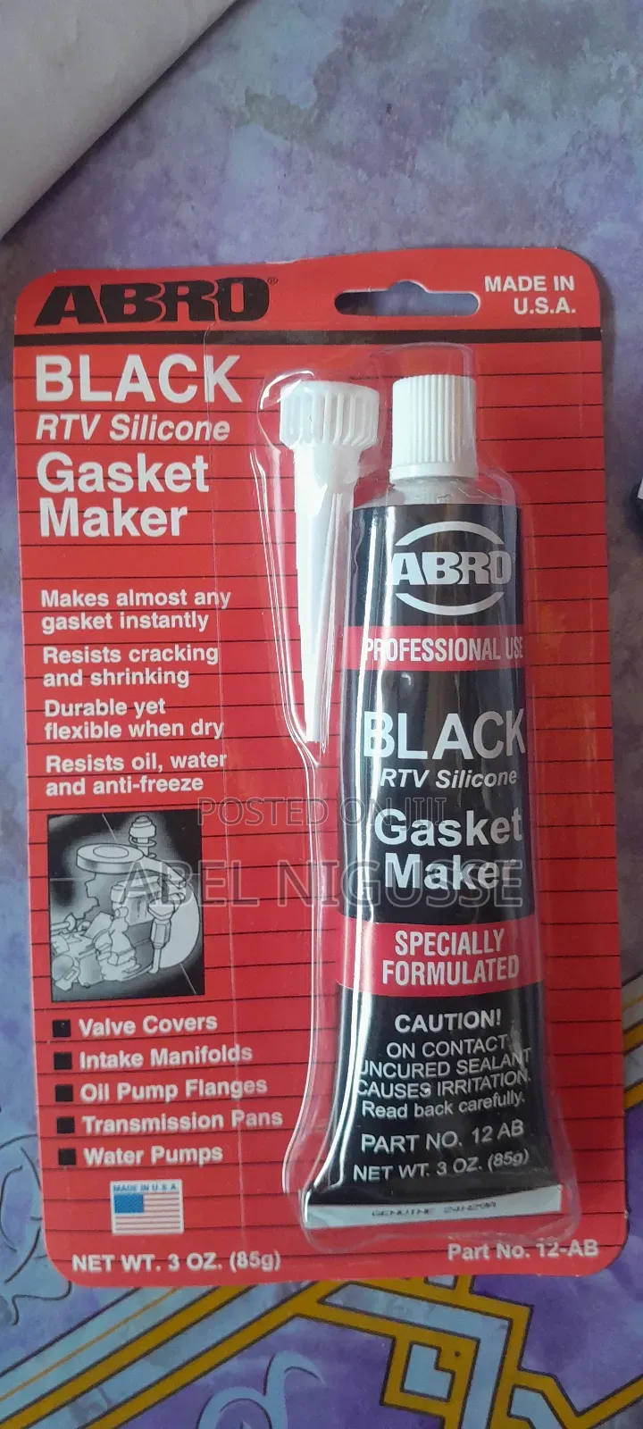 Abro Black Gasket Maker