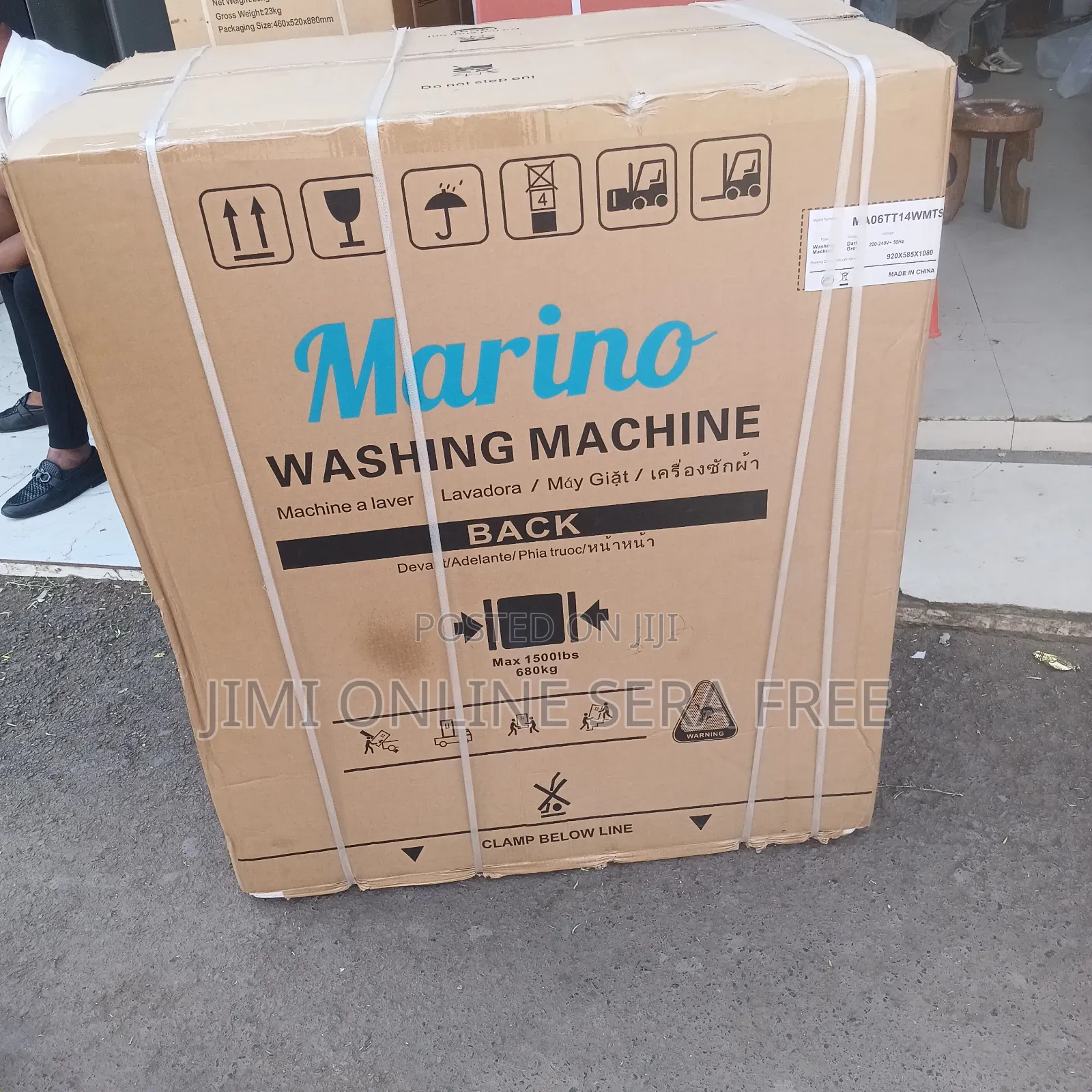Marino Washing Mashin Front 15kg Brand Model Bale Ters