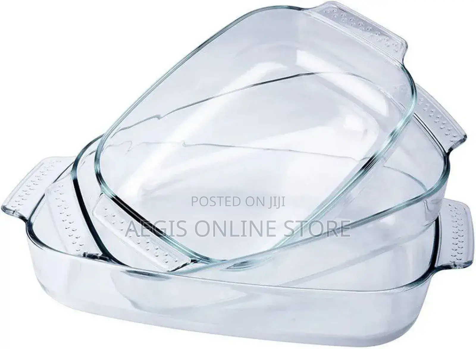 Tempered Glass Bakeware Set – 3pcs