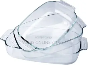 Tempered Glass Bakeware Set – 3pcs