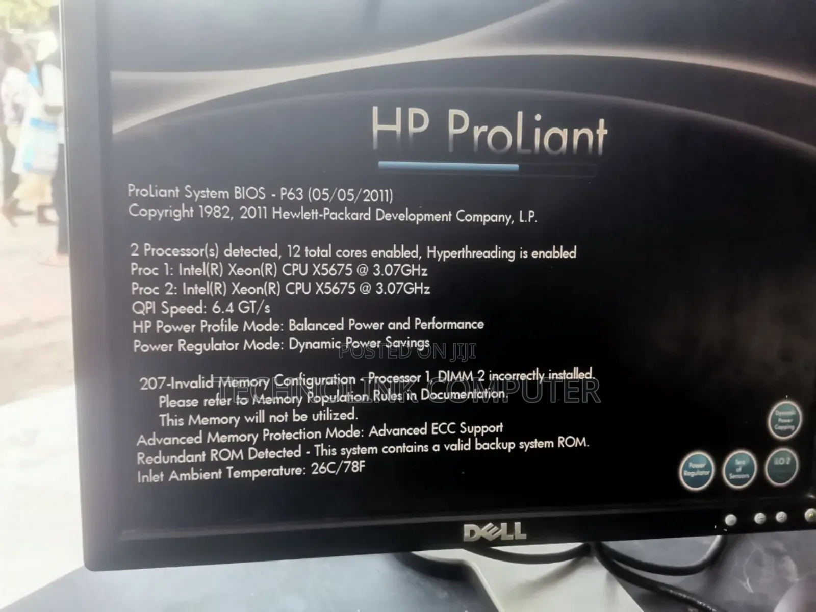 Server HP ProLiant DL 12GB Intel Xeon HDD 1T