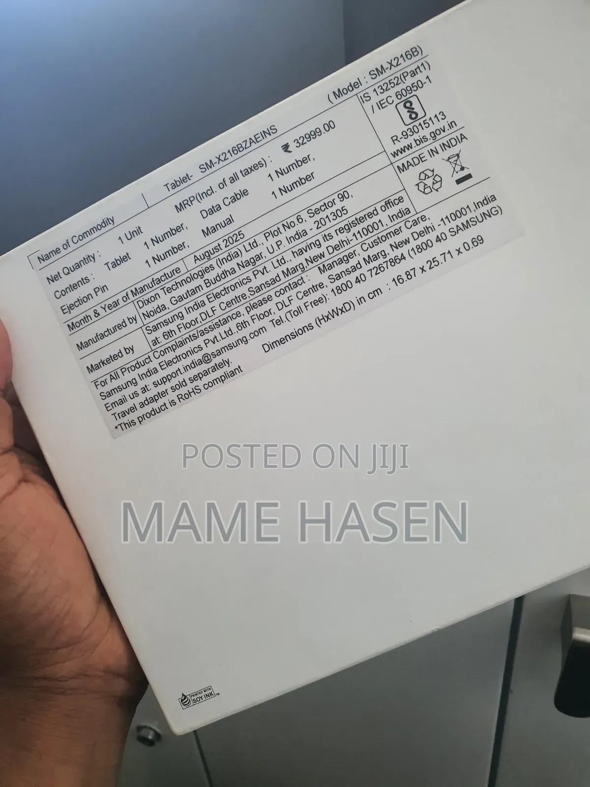 New Samsung Galaxy Tab A9+ 128 GB Black