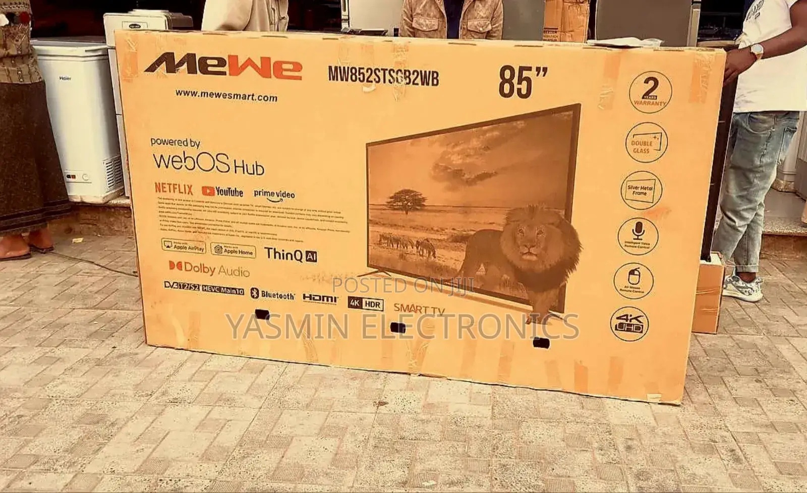 Mewe Tv 85in Smart Tv Delivery