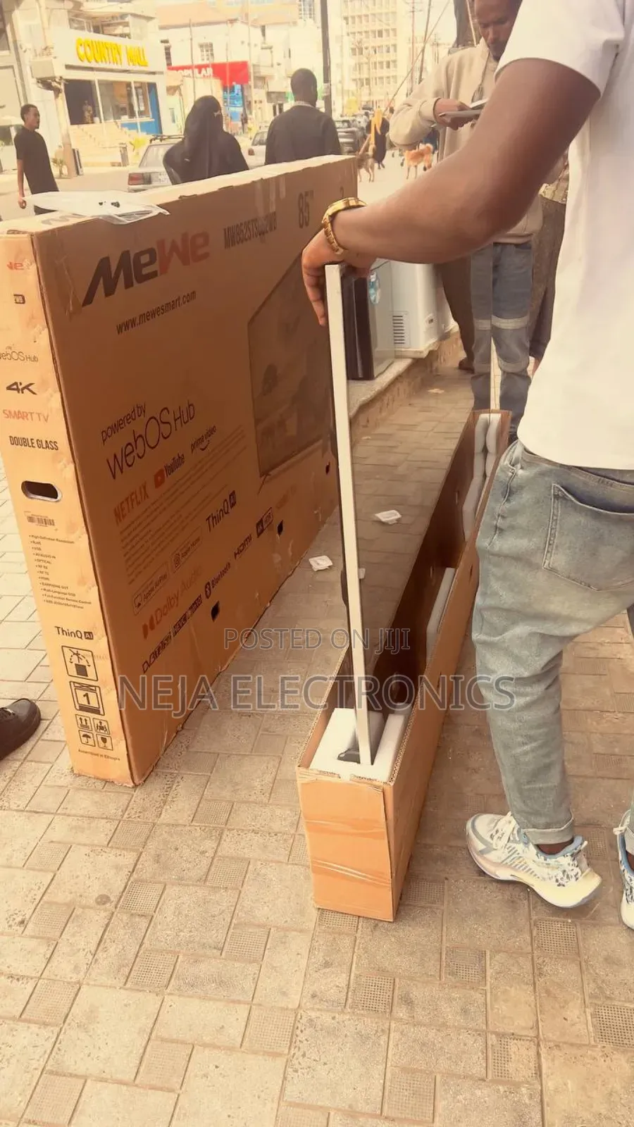 Mewe Tv 85in Smart Tv Delivery