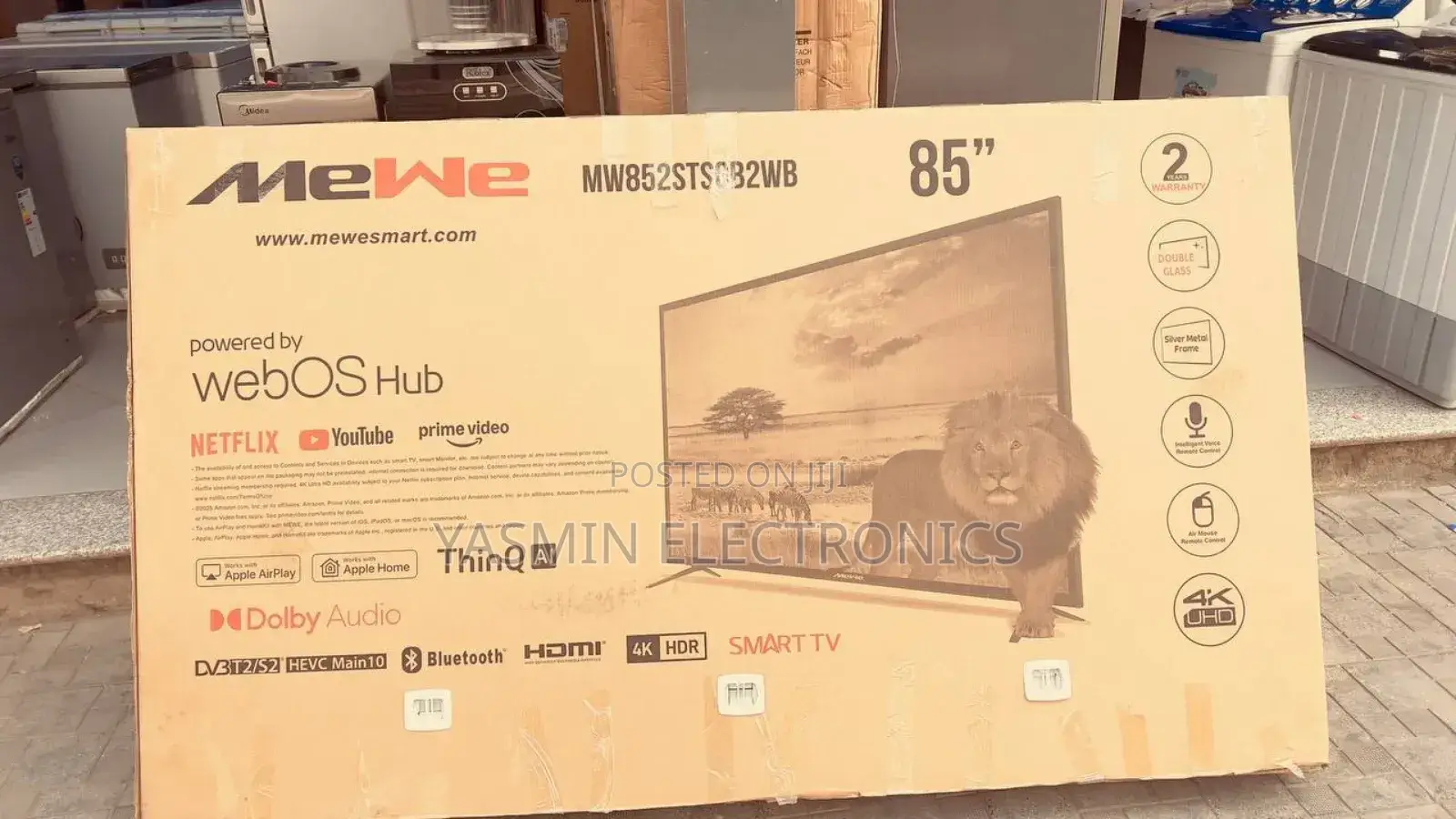 Mewe Tv 85inch Webos Hub Delivery
