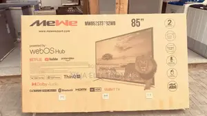 Mewe Tv 85inch Webos Hub for in Delivery