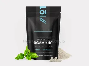 Bcaa Capsules 1000mg With Bioperine – 60 Vegan Capsules –