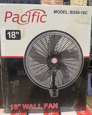 Pacific Wall Fan 18” – Strong Airflow Silent Cooling!