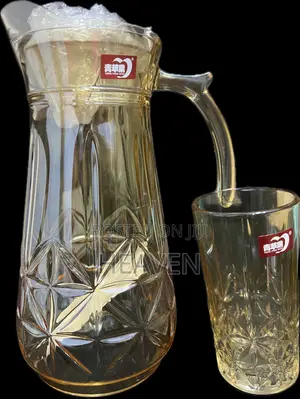 Qing Ping Guo 7-Piece Glass Water Set.
