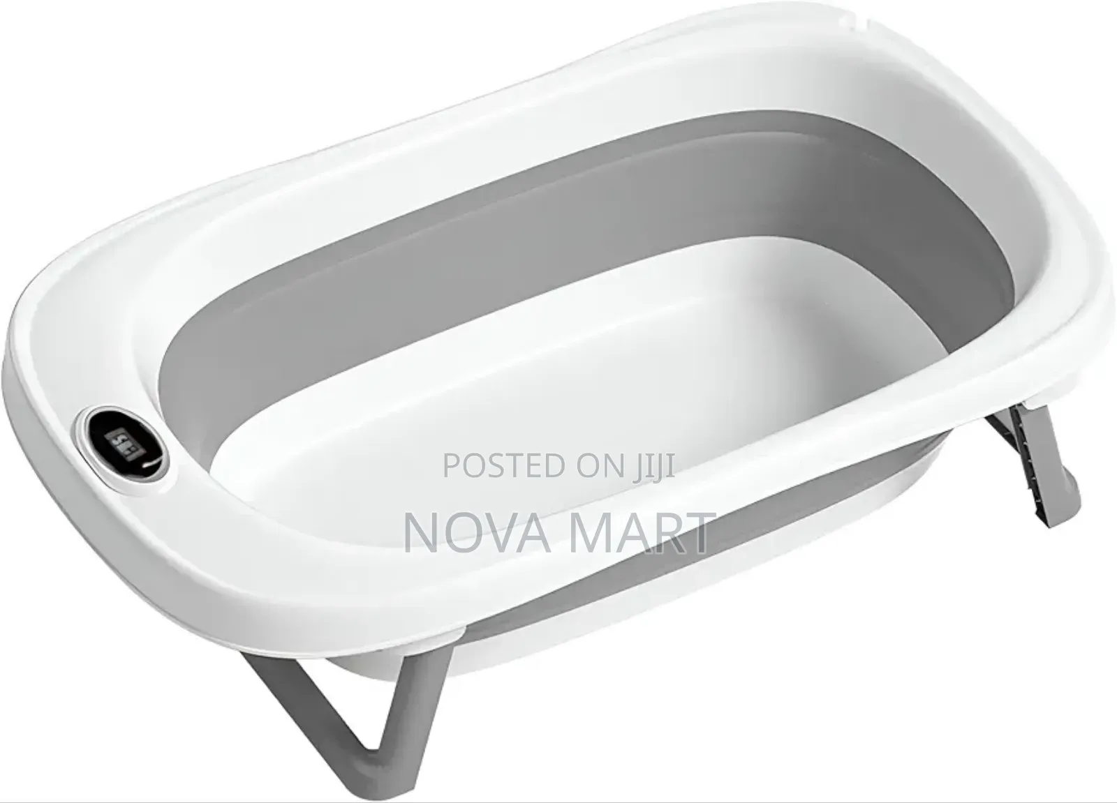 4‐Piece Set With Foldable Plastic Tub