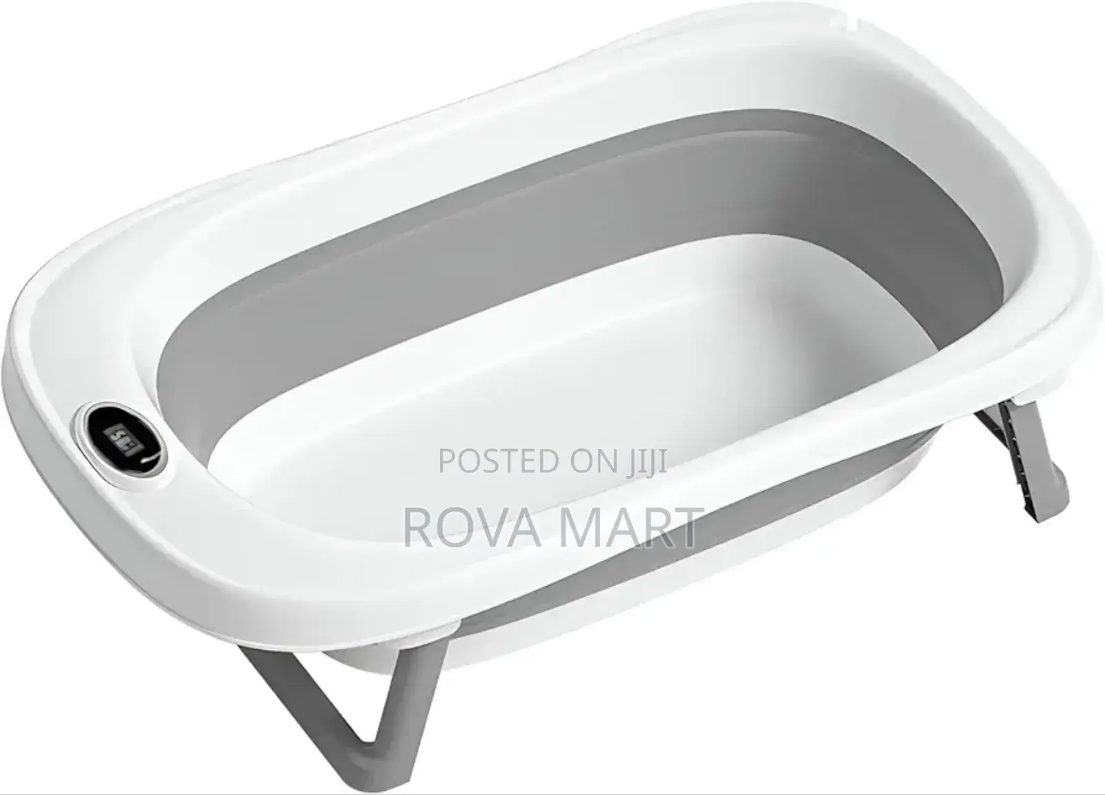 4‐Piece Set With Foldable Plastic Tub