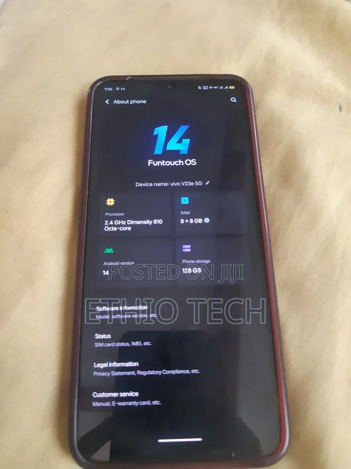 Vivo V23 128 GB Blue