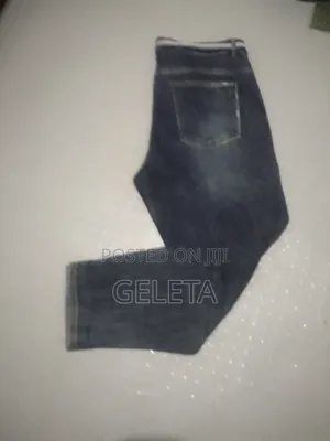 Straight-Leg Denim Jeans