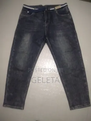 Straight-Leg Denim Jeans