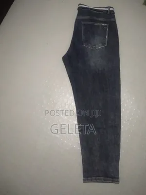 Straight-Leg Denim Jeans