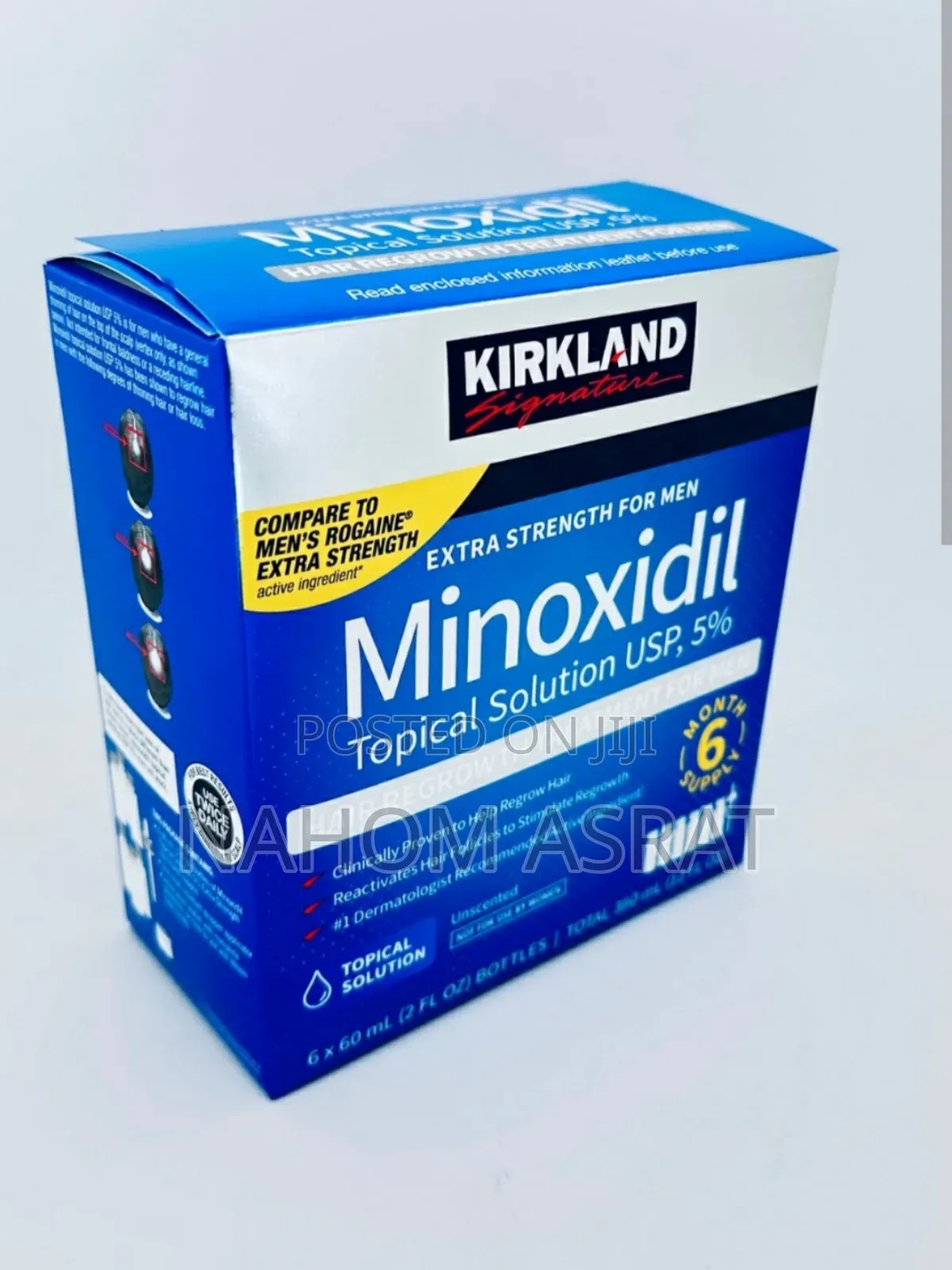 Regrow Your Hair Naturally With 5% Topical Solution.