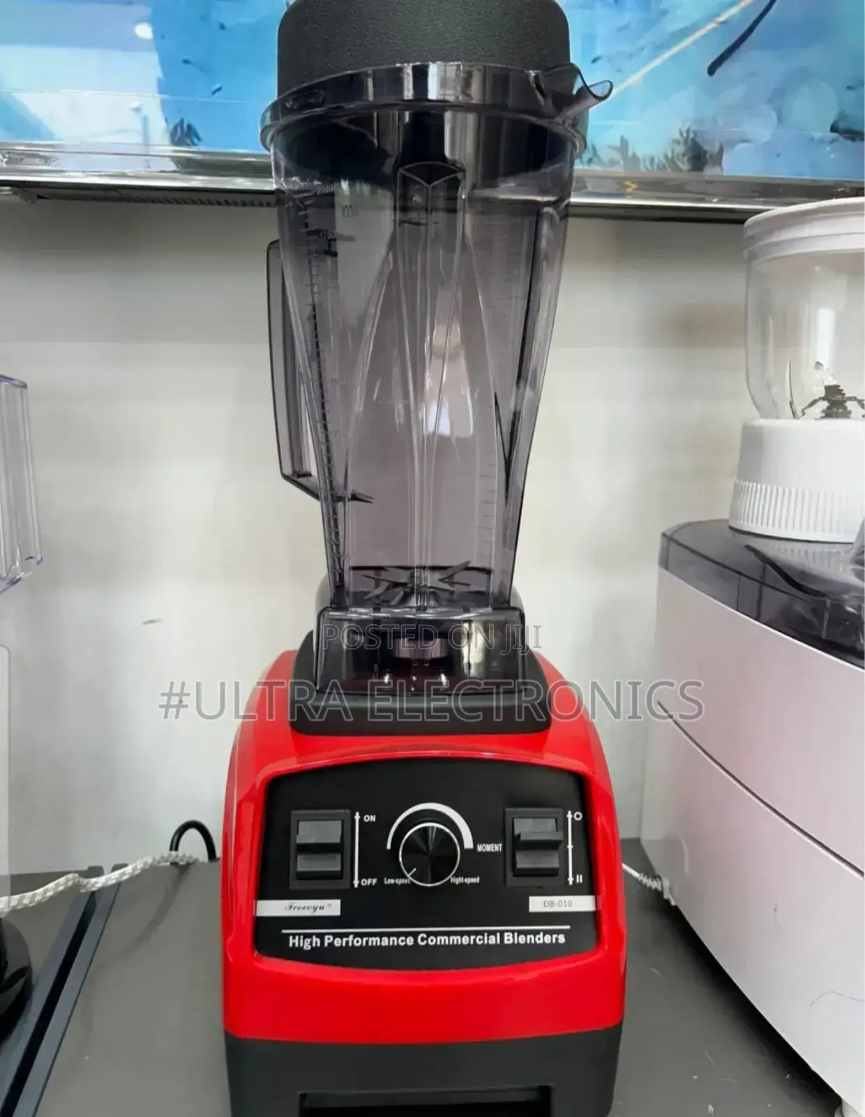 Commercial Blender, Likely an 08-010 Model. Key Specifications