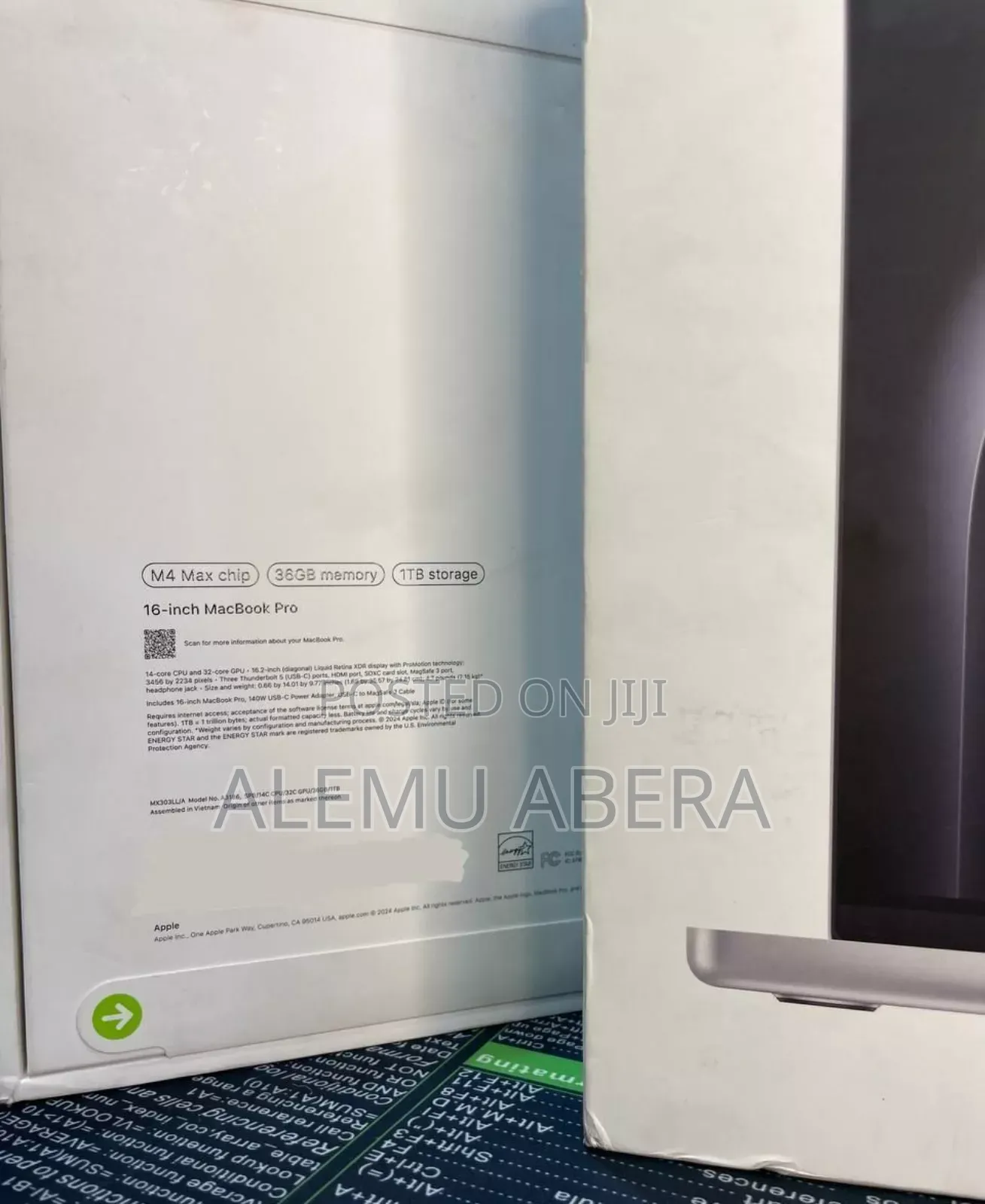 New Apple MacBook Pro 2024 M4 Max 16-Inch 36GB Apple M4 Max SSD 1T