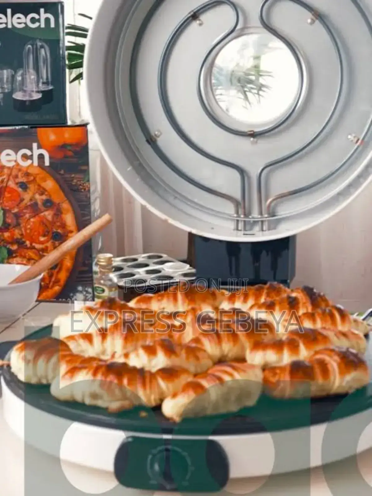 Pizza Injera Arabic Bread Maker እንጀራ፣ዳቦ፣ ፒዛ፣በርገር፣ጥብሳ ጥብስ ለማዘጋጀት የሚረዳ