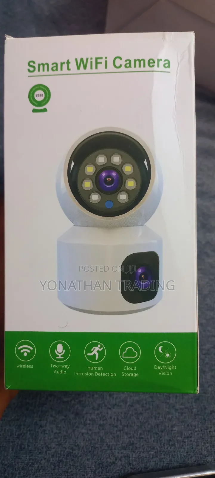 V380 Pro Dual-Lens 4mp Wireless Smart Security Camera,