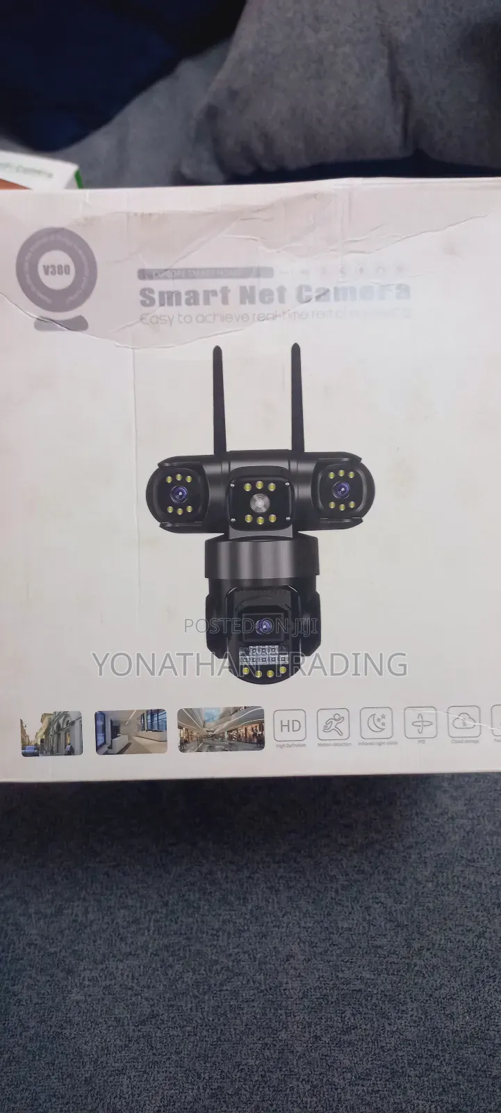 V380 Pro Triple-Lens Outdoor Security Camera