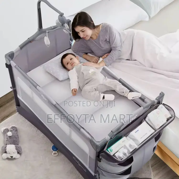 5in1 Deluxe Baby Bedside Crib ዘመናዊ የልጅ አልጋ