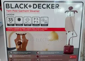 Black+Decker Twin Pole Garment Steamer (Gstd2450-B5).