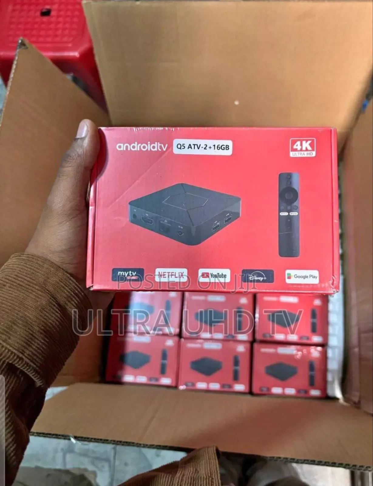 Android Tv Box. It Supports Ultra Hd Resolution for an Immersive