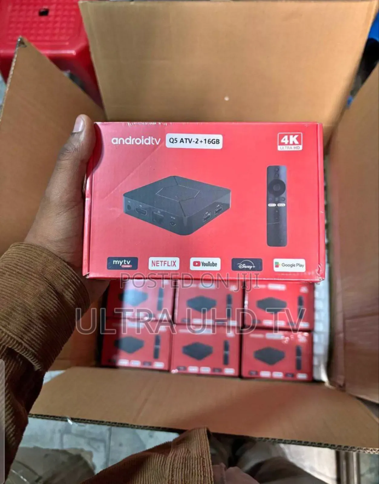 Android Tv Box. It Supports Ultra Hd Resolution for an Immersive