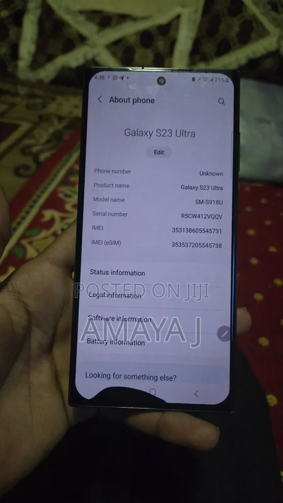 Samsung Galaxy S23 Ultra 256 GB Gray