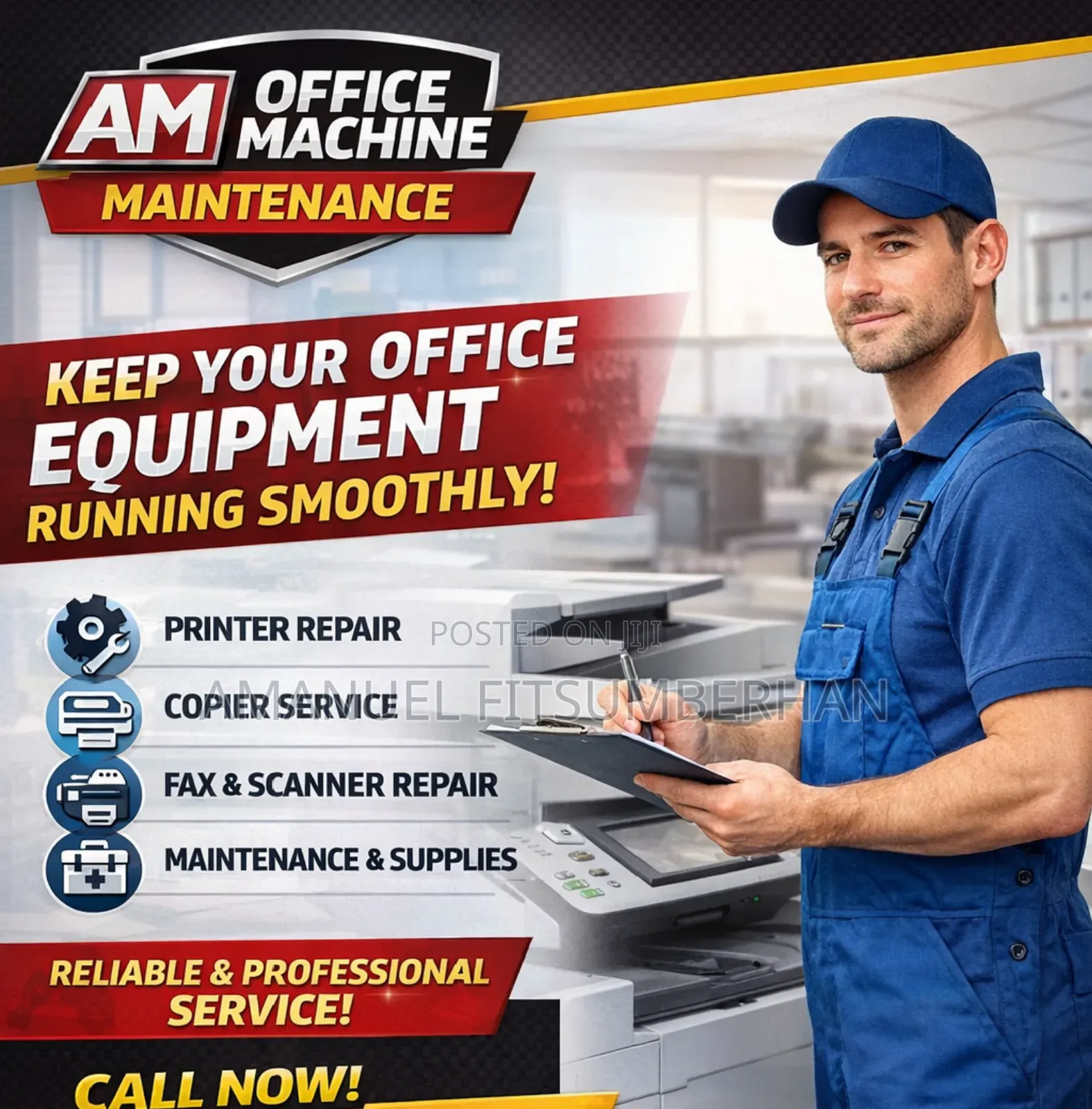 የኮምፒውተር እና የቢሮ ማሽኖች ጥገና/ Computer And Office Machine Maintenance