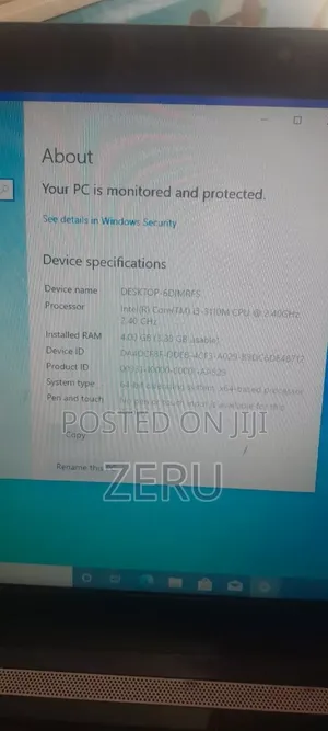 Laptop Toshiba 4GB Intel Core I3 HDD 500GB