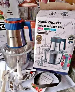 Food King Electric Onion Chopper and Meat Grinder.