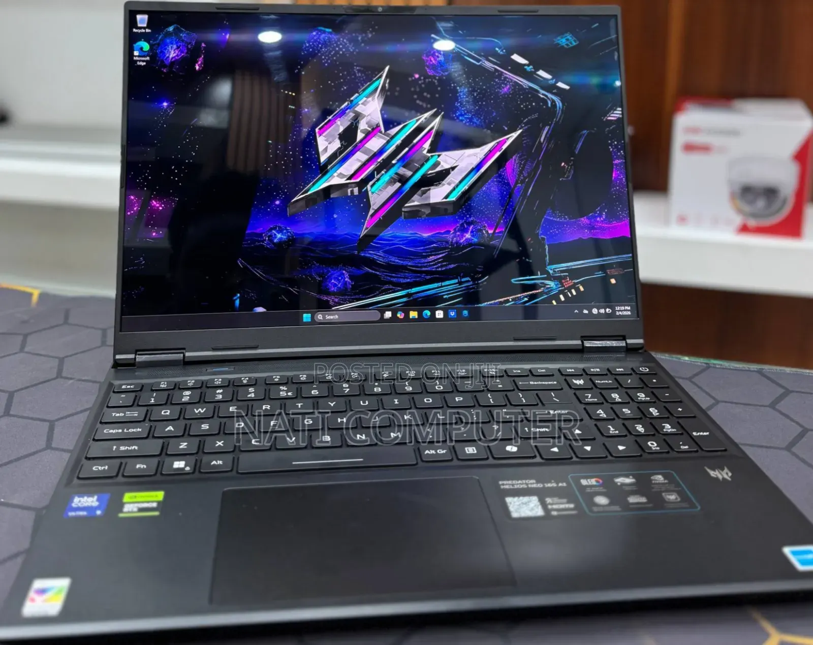 New Laptop Acer Predator Helios Neo 16 32GB Intel Core Ultra 9 SSD 1T