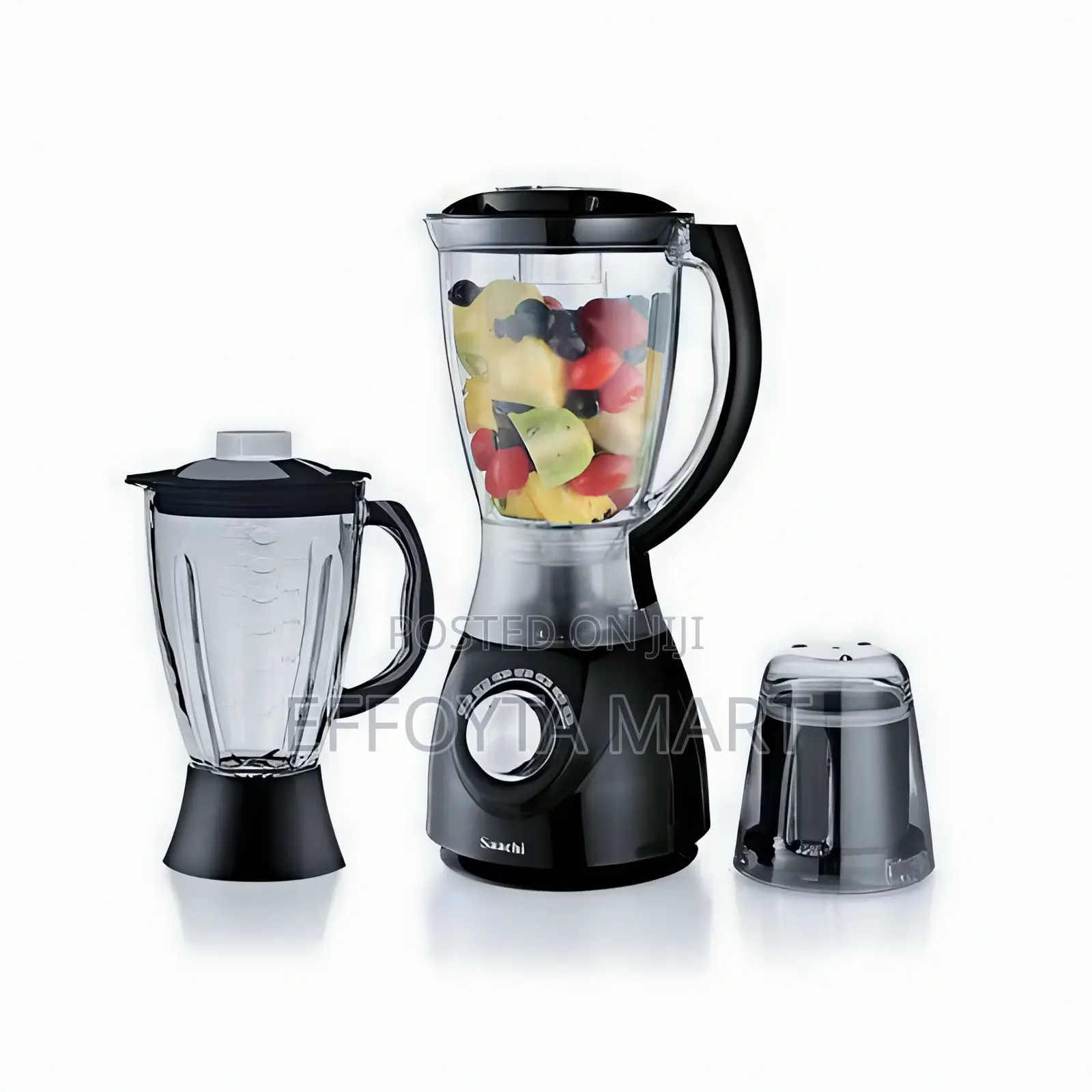 Saachi 3in 1 Blender and Grinder ሳቺ የጁስ እና የቡና መፍጫ
