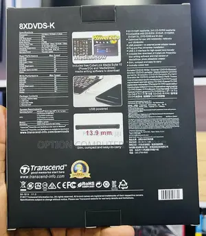 Transend Ultra-Thin External Cd/DVD Writer