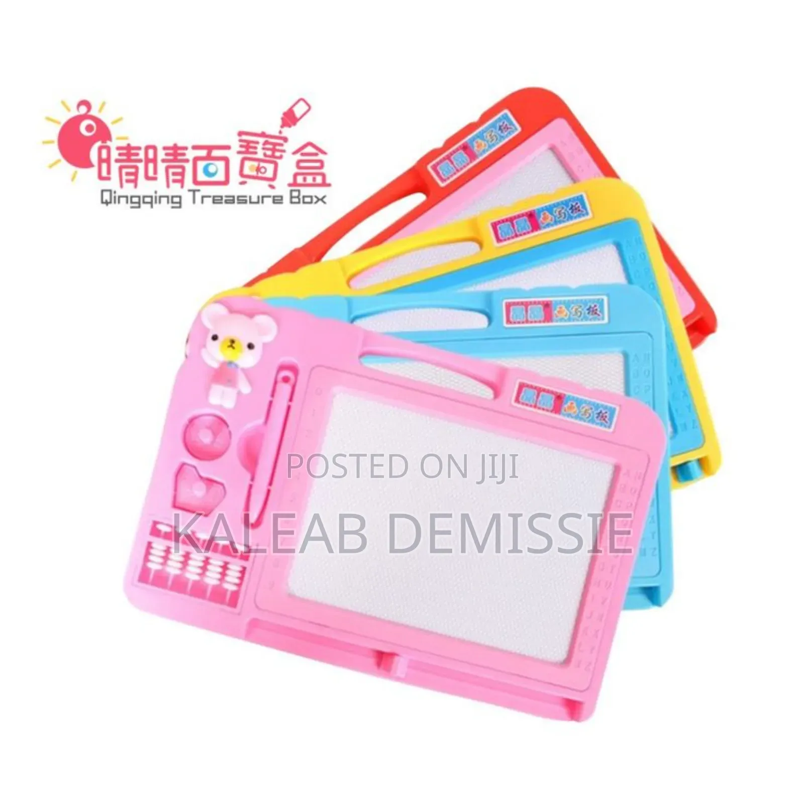 Kids Magnetic Drawing Board With Numbers Abacus