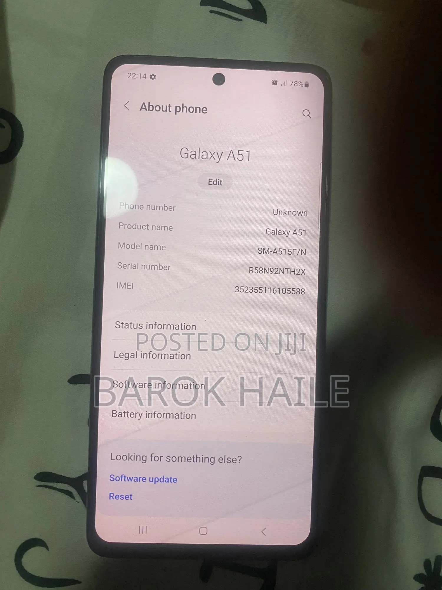 Samsung Galaxy A51 128 GB Blue