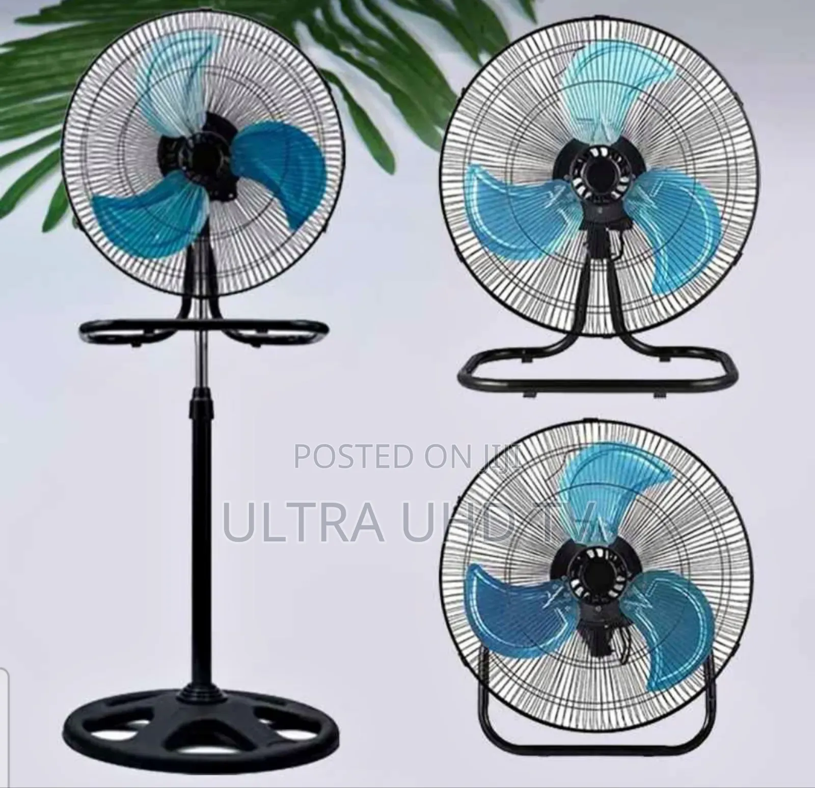 18-Inch 3-in-1 Industrial Fan, Which Can Be Configured as a Standing,