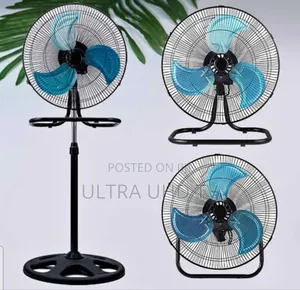 18-Inch 3-in-1 Industrial Fan, Which Can Be Configured as a Standing,