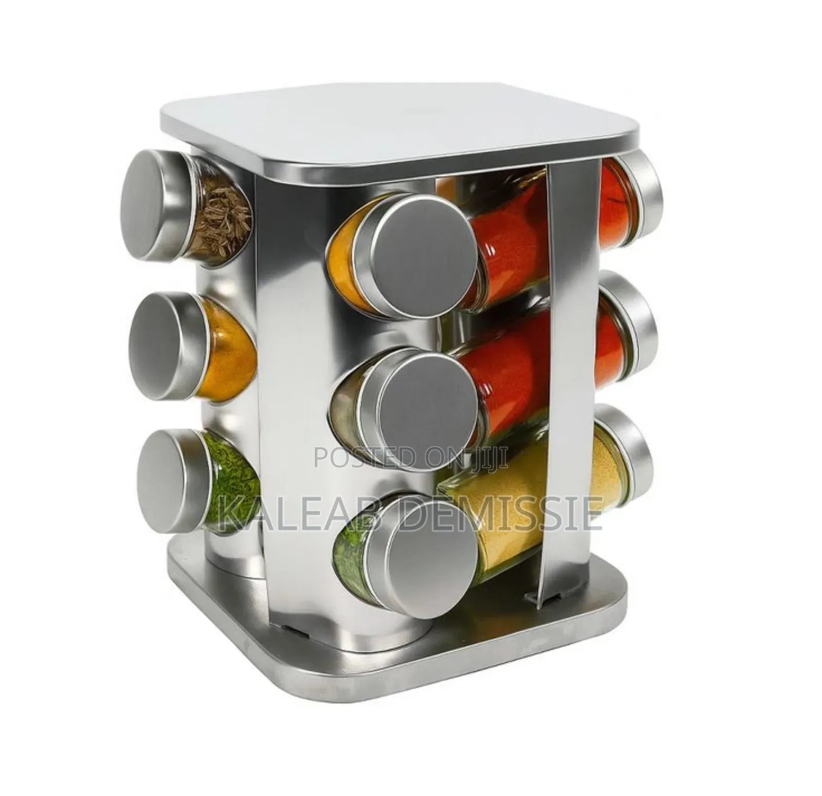 12 Jar Rotating Spice Carousel